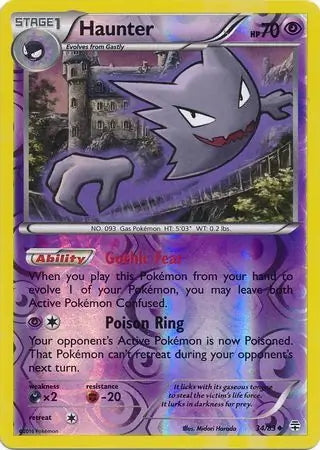 Generations Haunter #34/83 reverse holo